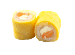 TR4. Tamago saumon kiri (8 pcs)