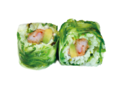 WR5. Wakaméroll avocat tempura(8pcs)